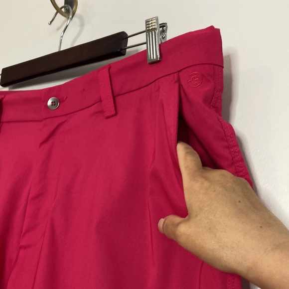 Galvin Green Shorts Mens 36 x 12 Pink Ventil8 Golf Colorful Stretch Chino - Picture 6 of 13